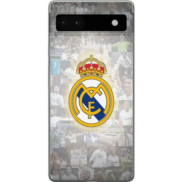 Yhteensopiva Puhelinkuori Google Pixel 6a Real Madrid