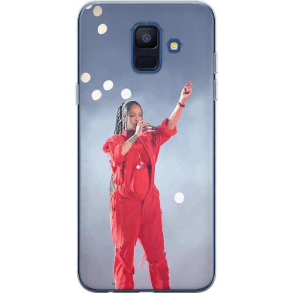 Samsung Galaxy A6 (2018) Läpinäkyvä kuori Rihanna – Trendsetting Looks & Style