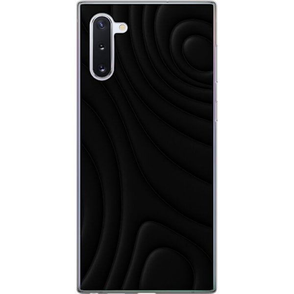 Samsung Galaxy Note10 Läpinäkyvä kuori Tummat Aallot