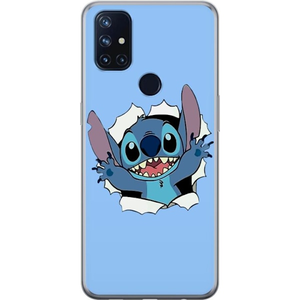 OnePlus Nord N10 5G Genomskinligt Skal Stitch heeej