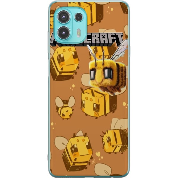 Motorola Edge 20 Lite Gennemsigtig cover Minecraft Bi