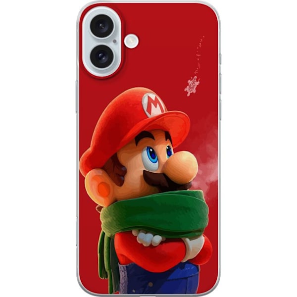 Apple iPhone 16 Plus Genomskinligt Skal Super Mario Bros