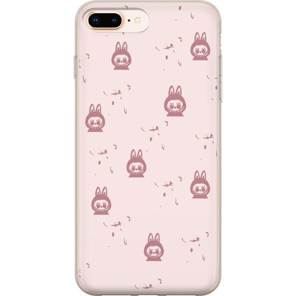 Apple iPhone 8 Plus Gjennomsiktig deksel Labubu Neon Pop - Neo
