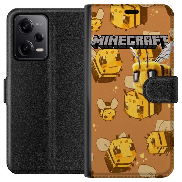 Xiaomi Redmi Note 12 Pro Plånboksfodral Minecraft Bi