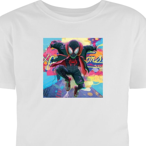 Barn-T-shirt | Bekväm T-shirt för Barn Spider Man vit 2-3 År