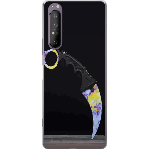 Sony Xperia 1 II Gennemsigtig cover Karambit / Butterfly / M9