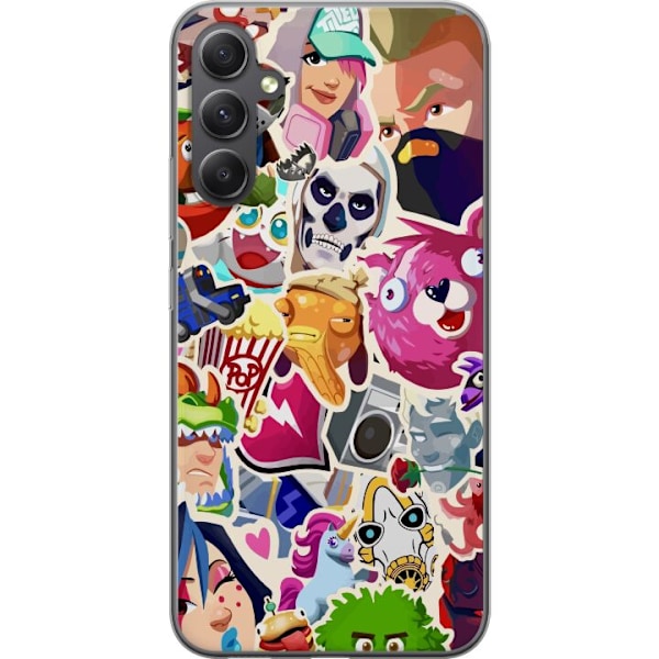 Samsung Galaxy A15 5G Gennemsigtig cover Fortnite