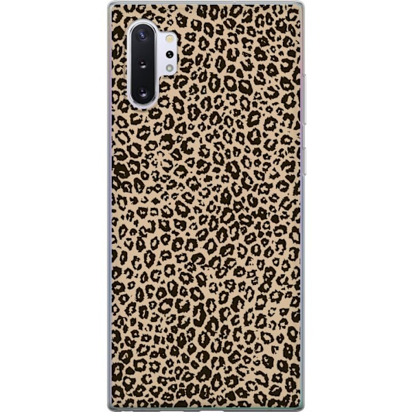 Samsung Galaxy Note10+ Gjennomsiktig deksel Leopardskisse