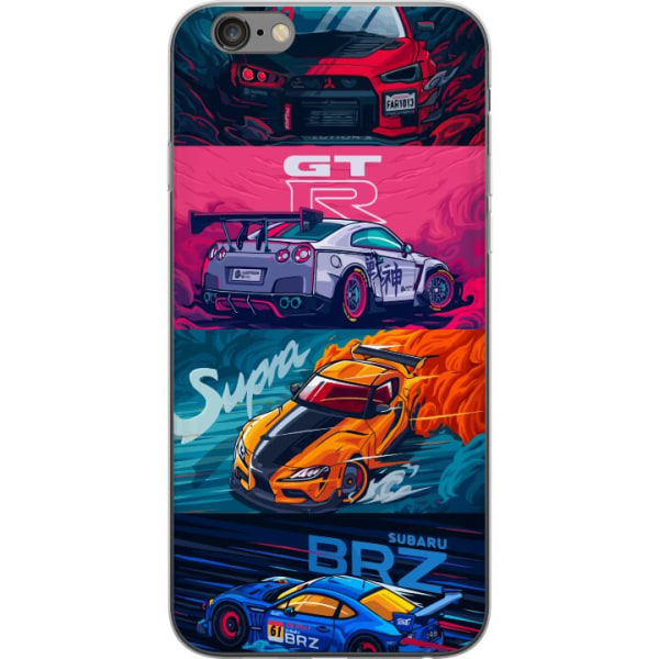 Apple iPhone 6 Plus Gennemsigtig cover Subaru Racing