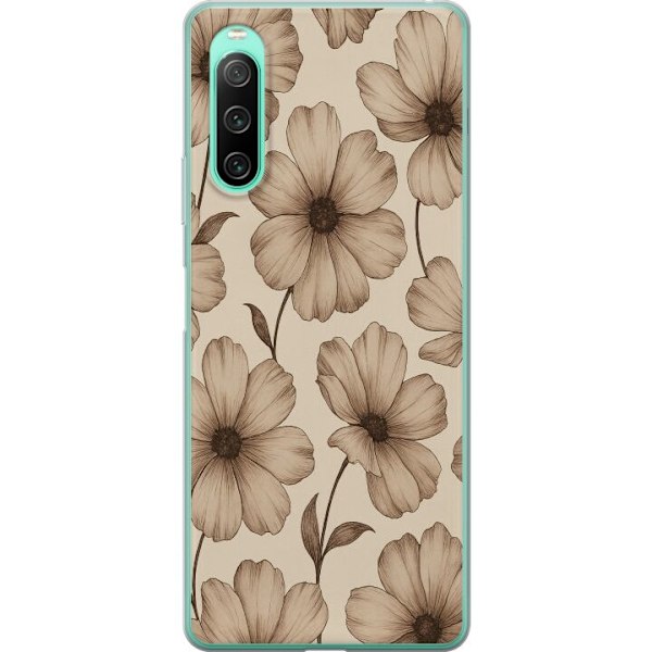 Sony Xperia 10 IV Gjennomsiktig deksel Pastel Rush