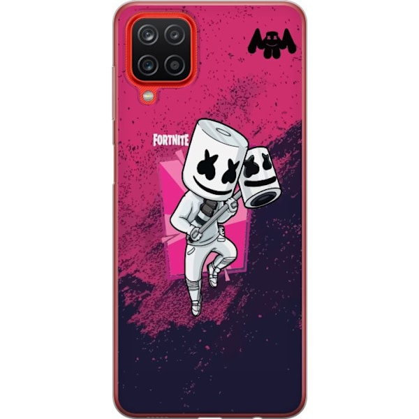 Samsung Galaxy A12 Gjennomsiktig deksel Marshmello Fortnite Sk