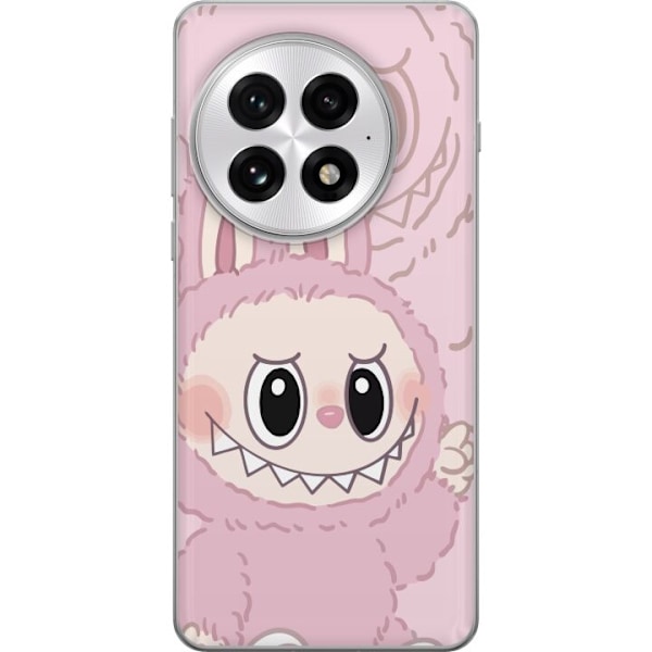 OnePlus 13 Gjennomsiktig deksel Labubu Floral Freak