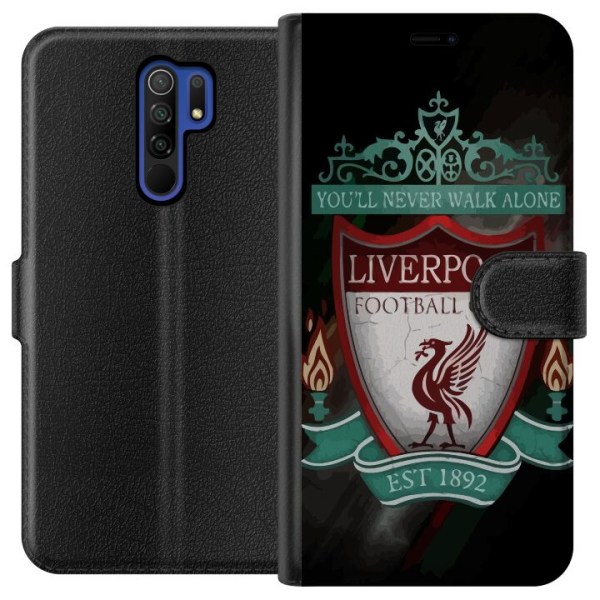 Xiaomi Redmi 9 Plånboksfodral Liverpool L.F.C.