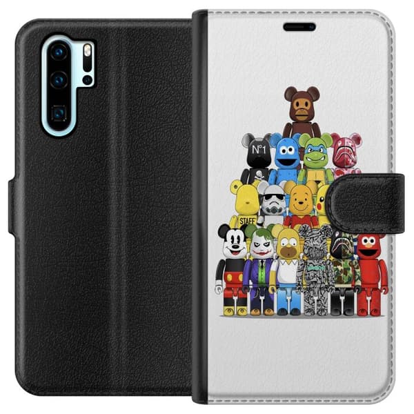 Kompatibelt Lommeboketui til Huawei P30 Pro Bearbrick