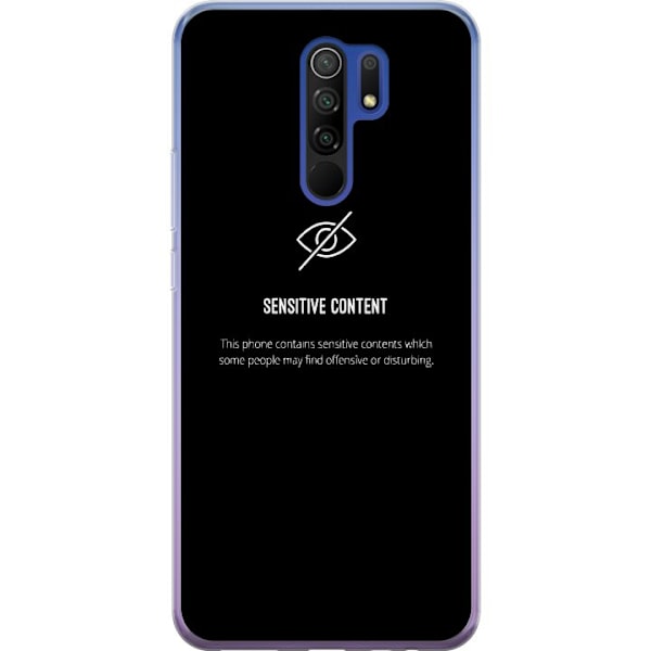 Xiaomi Redmi 9 Gennemsigtig cover følsomt indhold