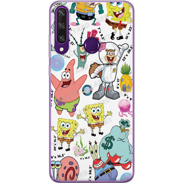 Huawei Y6p Läpinäkyvä kuori SpongeBob SquarePants