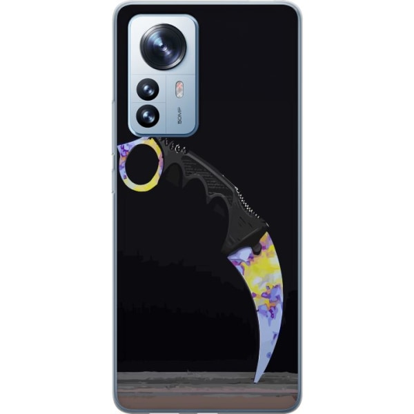 Xiaomi 12 Pro Gjennomsiktig deksel Karambit / Butterfly / M9 B