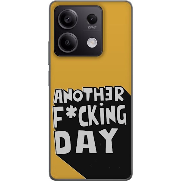 Xiaomi Redmi Note 13 Läpinäkyvä kuori Another Day Tekstimotiivi Huumori Katumuoti Graafinen Rohkea Tyyli Suosittu Elämäntapa Kaupunkimuoti Design