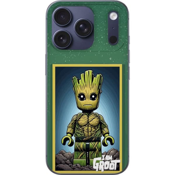 Kompatibelt Mobildeksel til Apple iPhone 17 Pro Robot med röda ögon grå