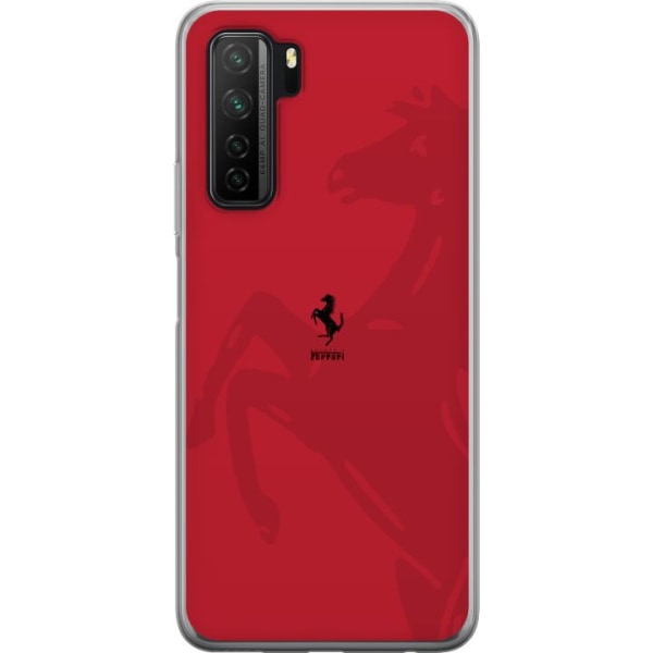 Huawei P40 lite 5G Läpinäkyvä kuori Ferrari