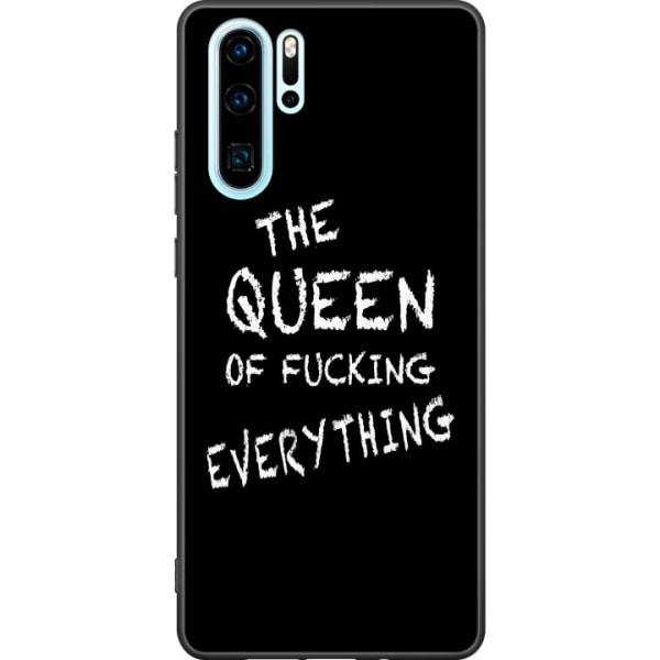 Huawei P30 Pro Sort cover Dronning af alting