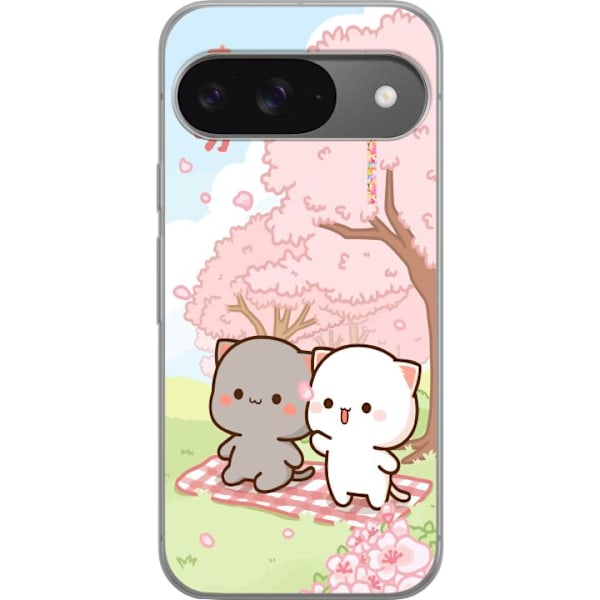 Google Pixel 9 Pro Läpinäkyvä kuori Kawaii Kesä