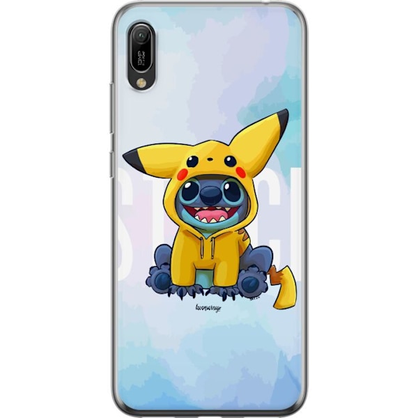 Huawei Y6 Pro (2019) Genomskinligt Skal Stitch