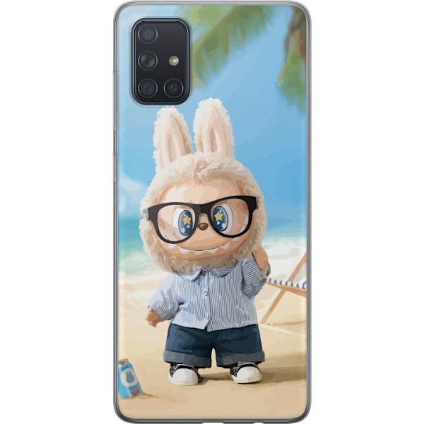 Samsung Galaxy A71 Genomskinligt Skal Labubu Dark Dreams – Mörk mystisk design