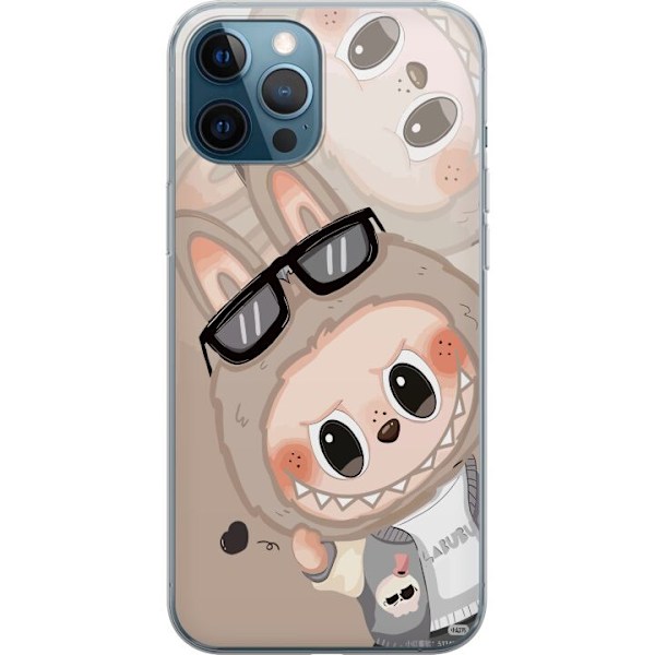 Apple iPhone 12 Pro Läpinäkyvä kuori Labubu Rainbow Chaos
