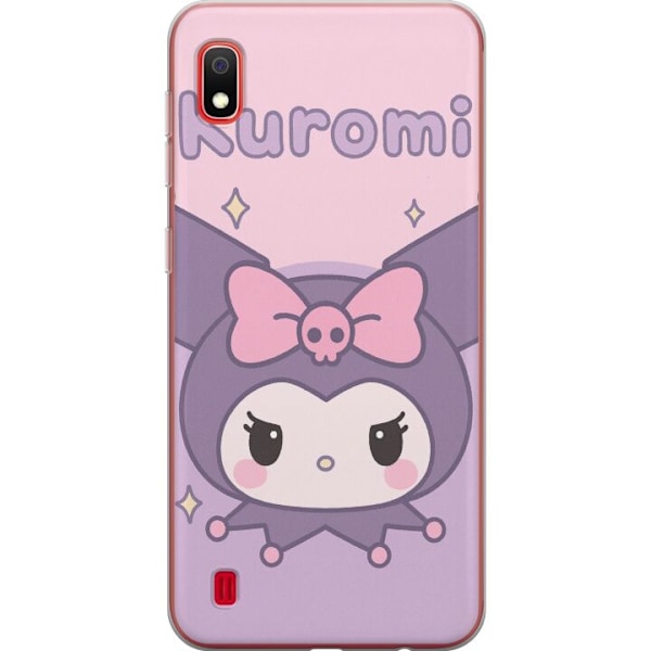 Samsung Galaxy A10 Gennemsigtig cover Midnat Blomst