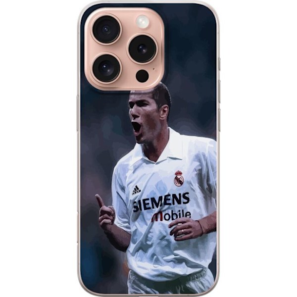 Apple iPhone 16 Pro Läpinäkyvä kuori Zinedine Zidane (Real