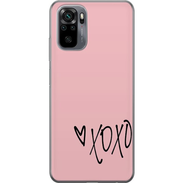 Xiaomi Redmi Note 10 Genomskinligt Skal XOXOXO