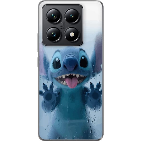 Xiaomi 14T Pro Genomskinligt Skal Stitch Window View – Stitch vid ett fönster i söt stil