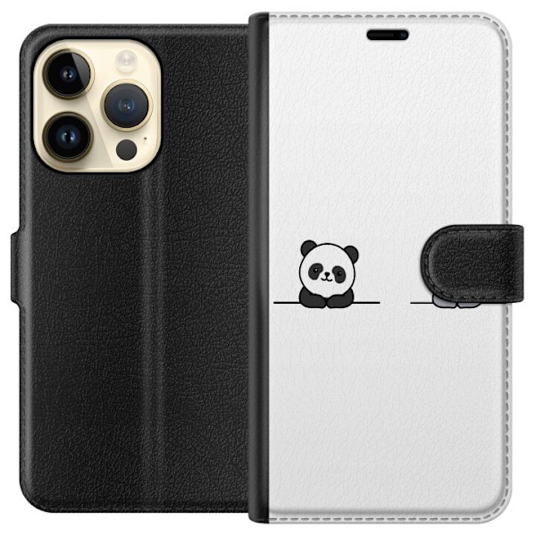 Apple iPhone 15 Pro Tegnebogsetui Panda Koala