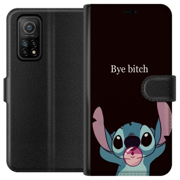 Xiaomi Mi 10T Pro 5G Lompakkokotelo Bye bitch, Stitch