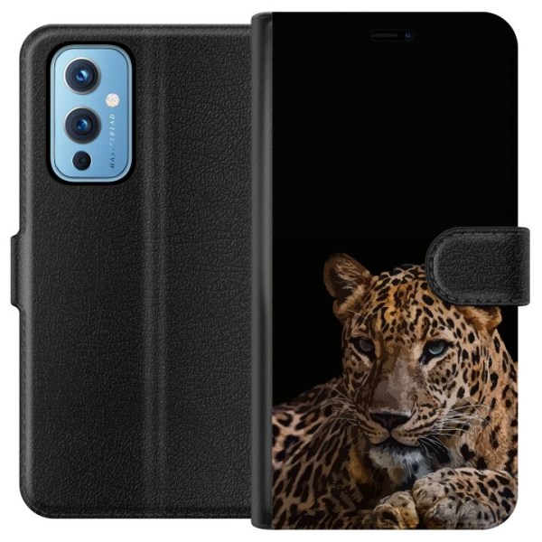 OnePlus 9 Lommeboketui Leopard