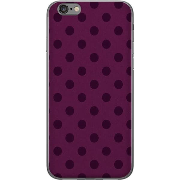 Kompatibelt Mobilskal till Apple iPhone 6s Plum Pop Dots lila