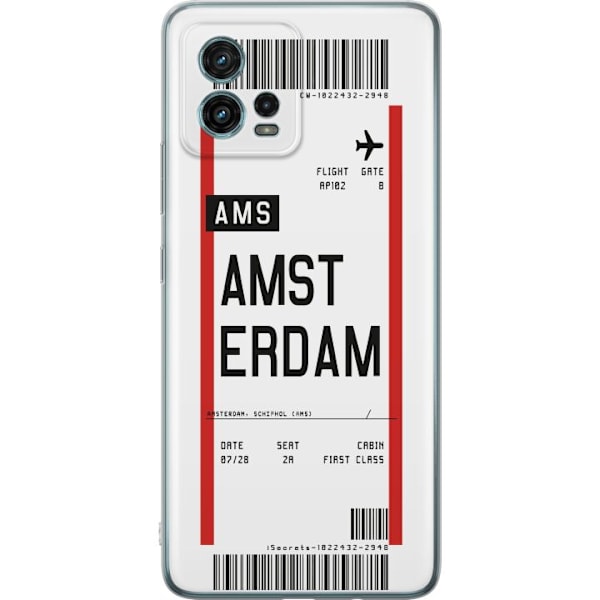 Motorola Moto G72 Genomskinligt Skal Amsterdam