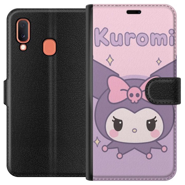 Samsung Galaxy A20e Lommeboketui Kuromi Kawaii
