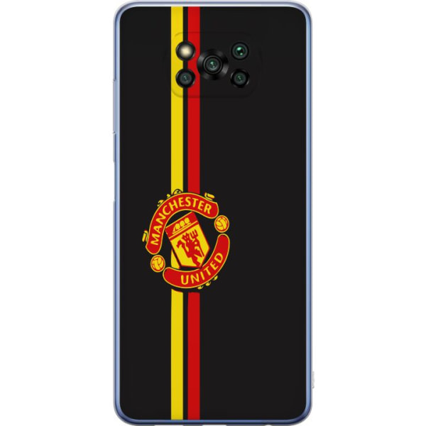 Xiaomi Poco X3 Pro Gennemsigtig cover Manchester United F.C.