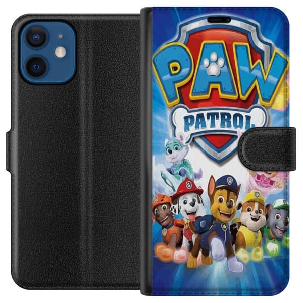Kompatibel Tegnebogsetui til Apple iPhone 12 mini Paw Patrol