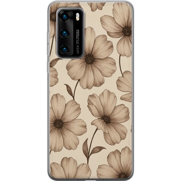 Huawei P40 Genomskinligt Skal Pastel Rush