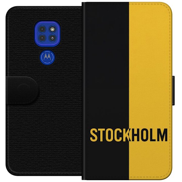 Motorola Moto G9 Play Lommeboketui Stockholm – fotball