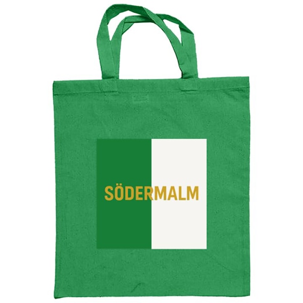 Mulepose | Holdbar Indkøbstaske i Stof Södermalm - fodbold Grøn one size