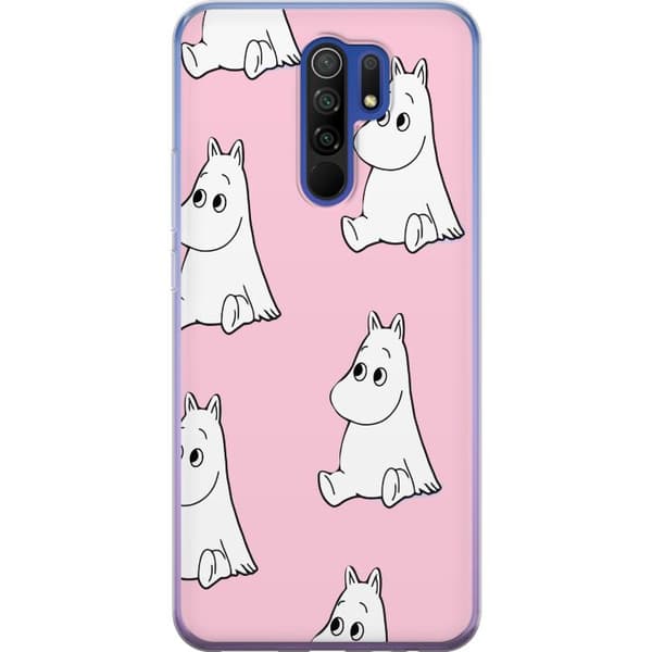 Kompatibelt Mobilskal till Xiaomi Redmi 9 Figurmönster rosa