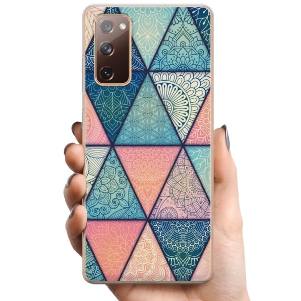 Samsung Galaxy S20 FE TPU Mobildeksel Mandala Triangler