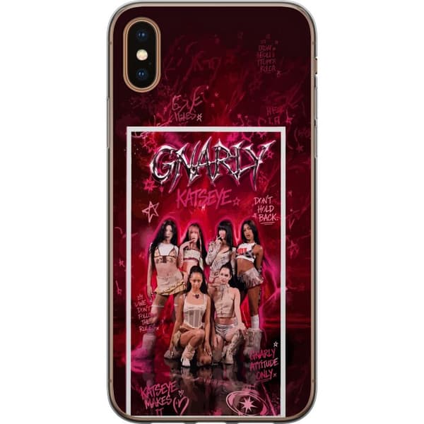 Kompatibelt Mobilskal till Apple iPhone XS Max KATSEYE rosa