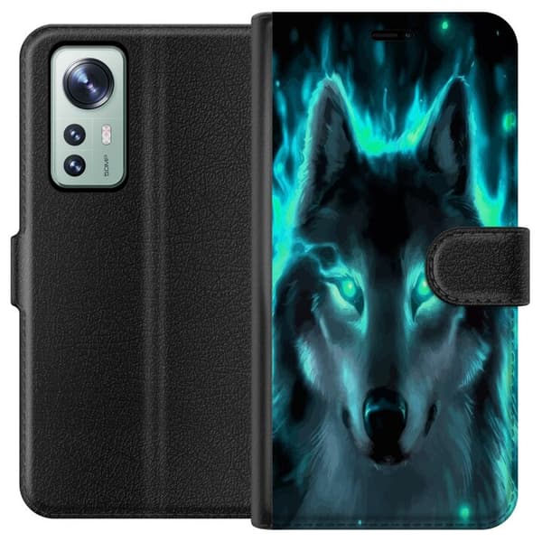 Kompatibel Tegnebogsetui til Xiaomi 12 Ulve