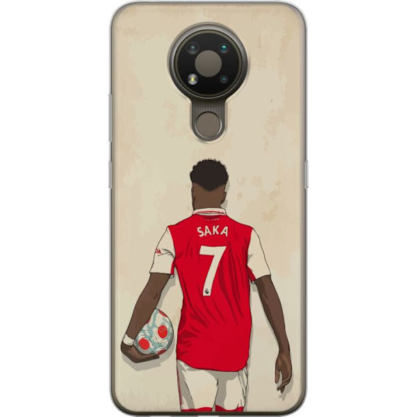 Nokia 3.4 Läpinäkyvä kuori Arsenal FC Jalkapallo Arsenal FC Motiivi Pelaaja Premier League Englanti Suosittu Urheilulaji Jalkapallotähti Lontoo