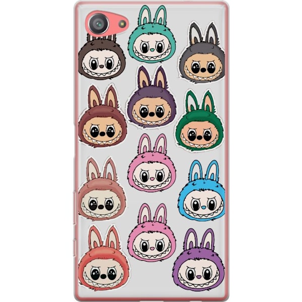 Sony Xperia Z5 Compact Läpinäkyvä kuori Labubu Macaron Mons